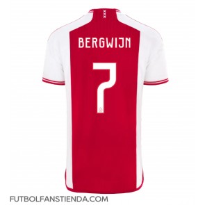 Ajax Steven Bergwijn #7 Primera Equipación 2023-24 Manga Corta